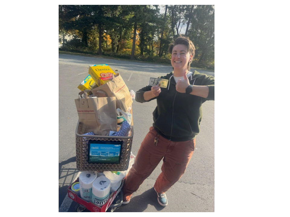 Three Tree Point Food Drive Raises Cash and Provides Groceries for Local Food Bank