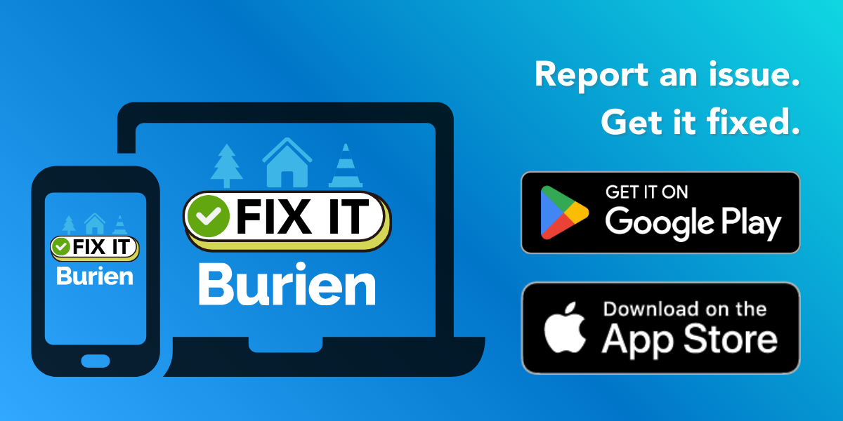 See It. Snap It. Send It. Burien Launches “Fix It Burien” App