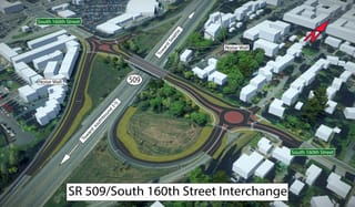 Travel Advisory: Overnight Lane and Ramp Closures on SR 509 (Feb. 9–12)